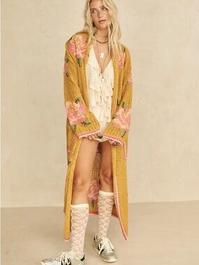 New Sold out Spell Coastal Granny Maxi Cardigan